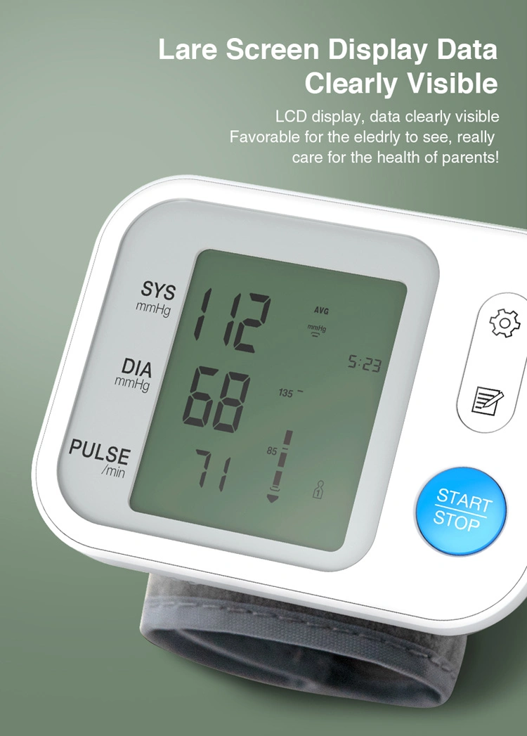 Household Smart Digital Wrist Type Electronic Blood Pressure Monitor Price (THR-BP2)