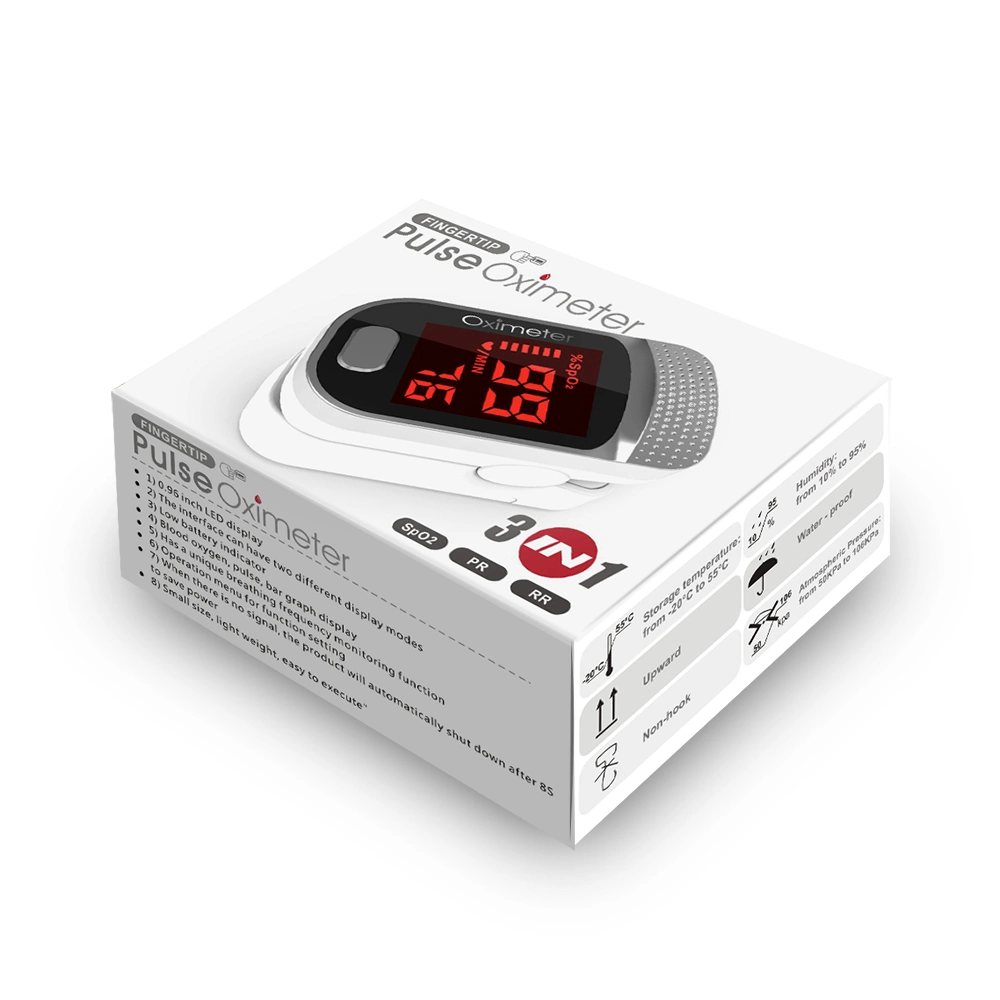 LED Screen Medical Equipment Finger Pulse Oximeter