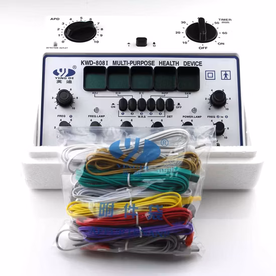 Yingdi Multi-Purpose Health Device Professional Electrical Acupuncture Stimulator Kwd808-I 6 Channels Output Tens Massager