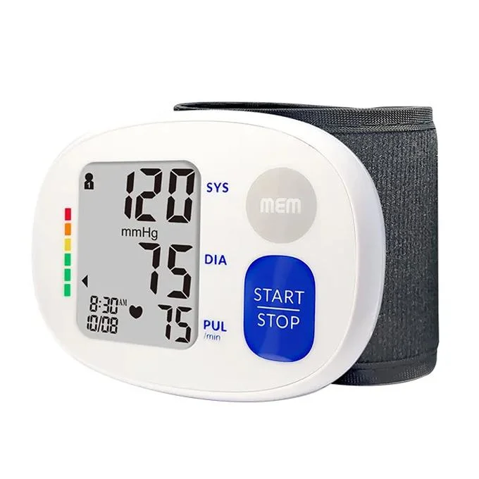 Thin Design Digital Medical Wrist Blood Pressure Monitor for Home Use