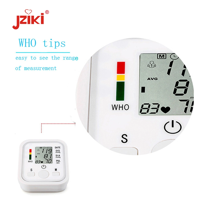 Jziki Talking Automatic Upper Arm Tensiometer Sphygmomanometer Digital Blood Pressure Monitor