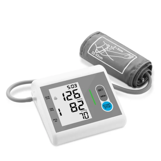 CE ISO Approved Electronic Sphygmomanometer Speakers Medical Digital Arm Blood Pressure Monitor